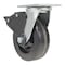 Vestil Phenolic Swivel With Total Brake Caster 6 In. Diameter x 2 In. Width 1200 Lb. Capacity Black CST-VE-6X2PH-SWTB - alternate 5