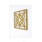Homeroots 24" X 24" X 1" Bright Gold Mirrored Wooden Wall Decor 274556 - alternate 2