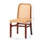 Baxton Studio Caspia MidCentury Modern Walnut Brown Mahogany Wood and Natural Rattan 2Piece Dining Chair Set 211-2PC-12760-ZORO - alternate 5