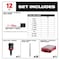 Milwaukee Tool 12 pc. QUIK LOK HOLE DOZER Bi-Metal Kit with PACKOUT Compact Organizer 49-22-4702 - alternate 4
