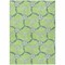 Homeroots 10' X 14' Lime Green And Blue Geometric Washable Indoor Outdoor Area Rug 613511 - alternate 4