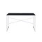 Homeroots 47" Black and Silver Writing Desk 491489 - alternate 1