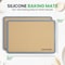 Nutrichef Silicone Baking Mats, Grey NUBAPAGR12 - alternate 3