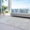 Homeroots 8' X 10' Ivory And Off White Abstract Washable Indoor Outdoor Area Rug 612752 - alternate 8