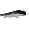 Wrightmaster 30 in. 200 CFM Convertible Under Cabinet Range Hood in Black ZR-CAB75905 - alternate 5