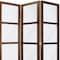 Homeroots 84" Brown Folding Three Panel Screen Room Divider 274608 - alternate 4