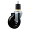 Service Caster 4'' SS Soft Rubber Wheel Swivel 1-7/8'' Expanding Stem Caster SCC-SSEX20S414-SRS-178 - alternate 1