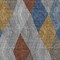 Homeroots 9' X 12' Gray Gold And Blue Argyle Washable Indoor Outdoor Area Rug 613697 - alternate 5