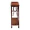 Bali & Pari Sebalio Marbled Tortoise Natural Rattan Console Table 259-14305-ZORO - alternate 3