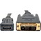 Tripp Lite 8IN HDMI TO DVI ADAPTER CONVERTER CABLE CONNECTOR HDMI TO DVI-D F/M 8INCH P130-08N - alternate 2