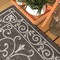 Jonathan Y Charleston Vintage Filigree Textured Weave Black/Gray 2 ft. x 10 ft. Indoor/Outdoor Runner Rug SMB106G-210 - alternate 5