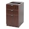 Boss Office Products BOSS 60" Desk with File Ped in Mahogany Finish GroupA23-M - alternate 3