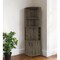 Homeroots 18" Dark Brown Corner Wardrobe 479253 - alternate 2