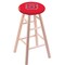 Holland Bar Stool Co Maple Bar Stool, Natural Finish, North Carolina State Seat RC30MSNat - alternate 1