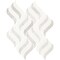 Daltile Eclessia Marble Natural Stone Wave Mosaic Polished, 11.40 SQFT Per Carton, 10PK DA63WAVEMSPL - alternate 2
