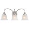 Boston Harbor Boston Harbor LYB130928-3VL-BN Vanity Light Fixture, CFL Lamp, Brushed Nickel LYB130928-3VL-BN - alternate 1
