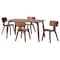 Baxton Studio Billie Wood 5-Piece Dining Set, Mid-Century Style Set for Dining Room or Kitchen 268-14655-14656-ZORO - alternate 1