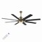 Jonathan Y Octo 66" 1-Light Contemporary Industrial Iron/Plastic Mobile-App/Remote-Controlled 6-Speed Ceiling F JYL9712B - alternate 6