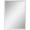 Homeroots 39" White Wood Accent Mirror 632784 - alternate 2