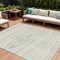 Homeroots 9' X 12' Ivory Beige And Taupe Faux Bois Washable Indoor Outdoor Area Rug 614489 - alternate 1