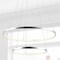 Jonathan Y Brice 24" 2-Light Modern Contemporary Metal Round Integrated LED Pendant, Chrome JYL7204C - alternate 4