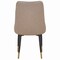 Leisuremod Allure Tufted PU Leather Side Dining Chair, Gold Accent Base AC52TP - alternate 4