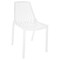 Leisuremod Acken Plastic Dining Side Chair, White ACK18W - alternate 1