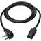 Eaton Tripp Lite Series Desktop Computer AC Power Cord, Right-Angle NEMA 5-15P to C13 - 10A, 125V, 18 P006-006-15D - alternate 2