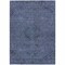 Homeroots 10' X 14' Navy Blue And Charcoal Floral Washable Indoor Outdoor Area Rug 604233 - alternate 2