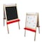 Flipside Deluxe Magnetic Paper Roll Easel - Black Chalk/White Markerboard 17443 - alternate 1
