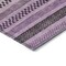 Homeroots 3' X 5' Plum And Lilac Striped Washable Indoor Outdoor Area Rug 615356 - alternate 7