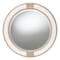 Bali & Pari Adita Round Woven Rope Mirror - Mirror with White Fabric and Woven Jute Accents for Wall Decor 259-14229-ZORO - alternate 1