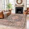 World Rug Gallery Black Traditional Flat Pile Rug - Washable and Pet Friendly, Non-Slip Surface 7 ft 7 in x 9 ft 6 in WR171BLACK8X10 - alternate 1