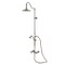 Kingston Brass Wall Mount Rain Drop Shower System with Hand Shower, Polished Nickel CCK3666BEX - alternate 1