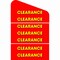 Showdown Displays 3 Ft  X 71 In  Eurofit Evolution Two-Shelf Incline Wall Graphics - Clearance Red 908131-002 - alternate 2