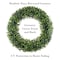 Pure Garden Set of 2 Wreaths 19.5-Inch Round Artificial Boxwood Summer, Fall, Winter, or Spring Wreaths 50-150 - alternate 4