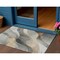 Homeroots 3' X 5' Gray Silver And Rust Abstract Washable Indoor Outdoor Area Rug 616754 - alternate 1