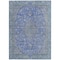 Homeroots 5' X 8' Blue And Gray Medallion Washable Indoor Outdoor Area Rug 616263 - alternate 6