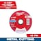 Milwaukee Tool Cut-Off Wheel, 7/8" Sz, 4 1/2" dia., PK10 49-94-0101 - alternate 1