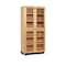 Diversified Spaces Tall Storage Cabinet, 4 Doors Glass, Oak 357-3622K - alternate 1