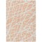 Homeroots 3' X 5' Peach and Ivory Abstract Washable Non Skid Indoor Outdoor Area Rug 559292 - alternate 5