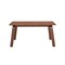 Homeroots 63" Walnut Wood Dining Table 631290 - alternate 1