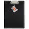C-Line Products 8-1/2" x 11" Black Vinyl Clipboard Folder, 1/EA, 12EA/DS, 3DS/CT 30601-DS - alternate 1