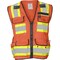 Ironwear Flame-Retardant Safety Vest Class 2 w/ Zipper & Radio Clips, Orange/Medium 1278FR-OZ-RD-MD - alternate 1