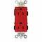 Leviton Duplex Straight Blade Receptacle, 5-15R, 15 A, 125V AC, 2 Pole, 3 Wire, Flush Mount, Grounded 16262-PLR - alternate 1