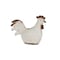 Homeroots Set of Four Black and White Farm Animal Polyresin Tabletop Candleholders, 4PK 517644 - alternate 5
