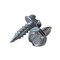 Malco 6X3/8, 1/4 in Slotted Hex Washer Head Sheet Metal Screws, 1000PK HW6X3/8ZT - alternate 2
