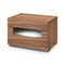 Homeroots 16" Wood Lighted Two Drawer Nightstand 473032 - alternate 4