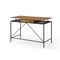 Homeroots 43" Natural and Black Writing Desk 543756 - alternate 2