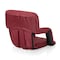 Picnic Time Family Of Brands Ventura Portable Reclining Stadium Seat, Burgundy 618-00-118-000-0 - alternate 4